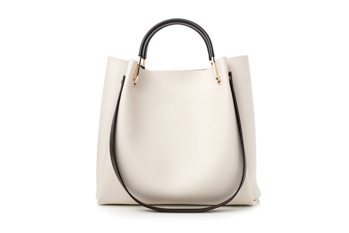 Vince Camuto Sicilia - Bolso Bandolera Mujer en Piel Sintética Color Crema, Medidas 32x14x28 cm